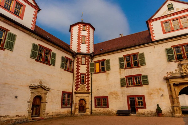 Ein Tag Der Schönen Fachwerkstadt Schmalkalden Mit All Ihren Facetten — Stockfoto