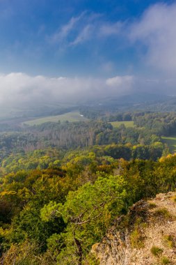 Eisenach yakınlarındaki muhteşem Hrsel Dağları boyunca sonbahar keşif turu - Thüringen
