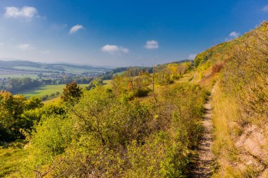 Eisenach yakınlarındaki muhteşem Hrsel Dağları boyunca sonbahar keşif turu - Thüringen
