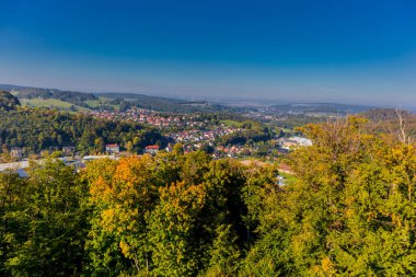 Eisenach yakınlarındaki muhteşem Hrsel Dağları boyunca sonbahar keşif turu - Thüringen