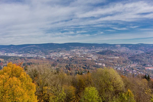 Schöne Herbstliche Entdeckungstour Auf Dem Domberg Bei Suhl Thüringen — Stockfoto