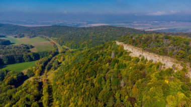 Eisenach yakınlarındaki muhteşem Hrsel Dağları boyunca sonbahar keşif turu - Thüringen