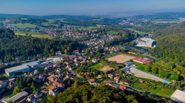 Eisenach yakınlarındaki muhteşem Hrsel Dağları boyunca sonbahar keşif turu - Thüringen