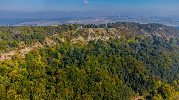 Herbst Entdeckungstour Entlang Des Prachtvollen Hrselgebirges Bei Eisenach Thüringen — Stockfoto
