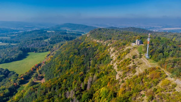 Herbst Entdeckungstour Entlang Des Prachtvollen Hrselgebirges Bei Eisenach Thüringen — Stockfoto
