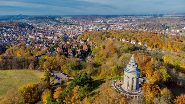 Passeggiata Autunnale Intorno Alla Città Wartburg Eisenach Margini Della Foresta — Foto Stock