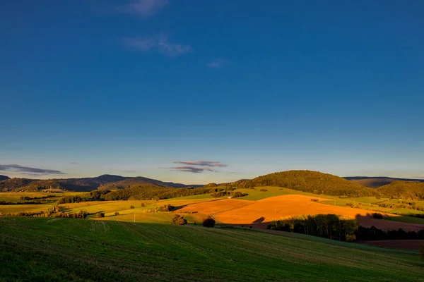 Akşam Yürüyüşü Schmalkalden Güzel Akşam Işığında Thüringen Almanya — Stok fotoğraf