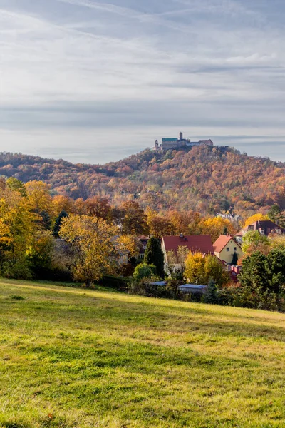 Podzimní Procházka Kolem Města Wartburg Eisenach Okraji Durynského Lesa Durynsko — Stock fotografie