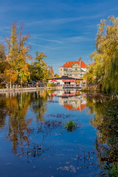 Paseo Otoño Por Ciudad Eisenach Wartburg Borde Del Bosque Turingia —  Fotos de Stock