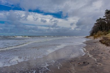 Englisch (İngiltere) GlossarGüzel sonbahar yürüyüşü Polonya Baltık Denizi 'nde Ustronie Morskie - Polonya kıyıları boyunca