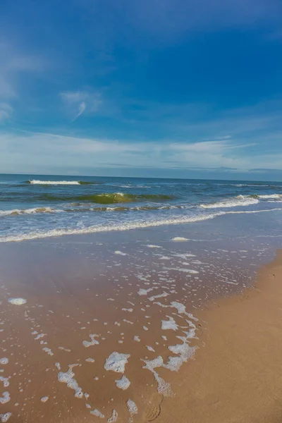 Mooie Strandwandeling Aan Poolse Oostzee Aan Poorten Van Mielno Polen — Stockfoto