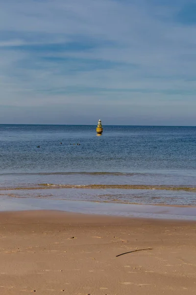 Short Walk Beach Promenade Dzwirzyno Poland — Stock Photo, Image