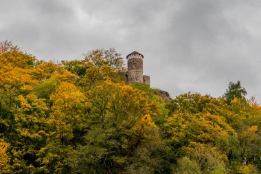 Steinbach-Hallenberg yakınlarındaki Thüringen Ormanı 'nda sonbahar keşfi turu
