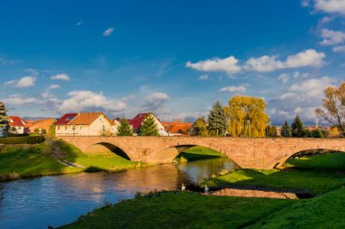 Werra-Thuringia 'daki güzel Breitungen' i keşfediyorum.