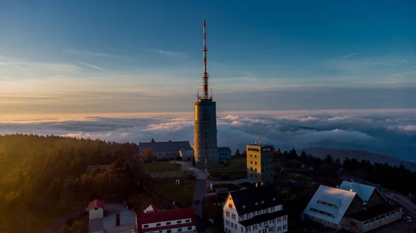 Passeio Outono Dia Ensolarado Torno Inselsberg Turíngia Alemanha — Fotografia de Stock