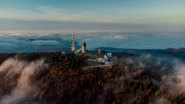 Herbstwanderung Einem Sonnigen Tag Rund Den Inselsberg Thüringen Deutschland — Stockfoto