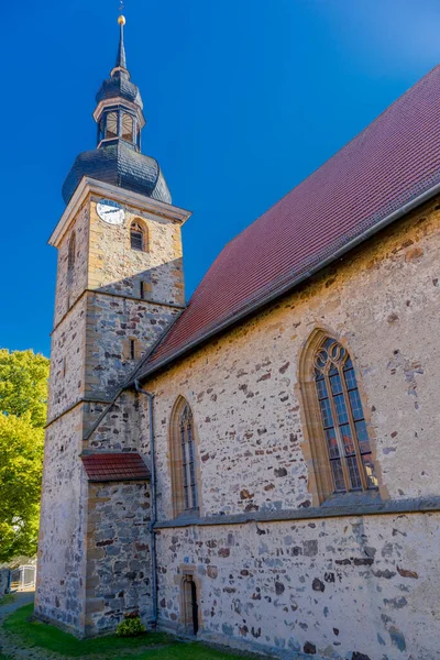 Sensommarupptäcktsfärd Genom Vackra Grabfeld Vid Portarna Till Franken Thüringen — Stockfoto