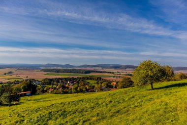 Yaz sonu keşif turu, güzel Grabfeld 'den Franconia - Thüringen