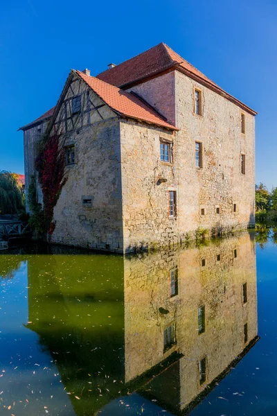 Excursão Tardia Descoberta Verão Pela Bela Grabfeld Portas Francônia Turíngia — Fotografia de Stock