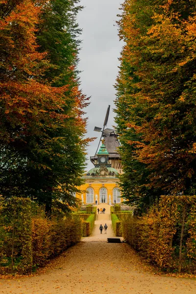 Visite Magnifique Parc Palais Sanssouci Aux Portes Potsdam Brandebourg — Photo