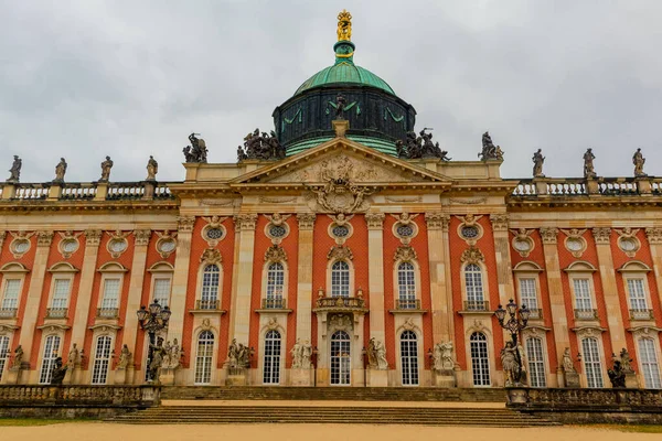 Visita Hermoso Parque Del Palacio Sanssouci Las Puertas Potsdam Brandenburgo — Foto de Stock