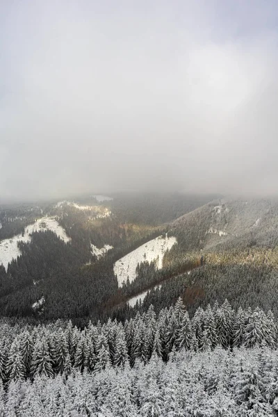 Beautiful Winter Landscape Heights Thuringian Forest Oberschnau Thuringia — Stock Photo, Image