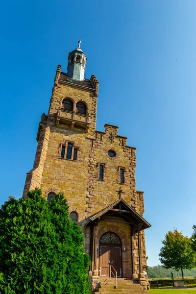 Посещение Красивого Здания Церкви Klberfeld Ворот Hrselberge Тюрингия — стоковое фото