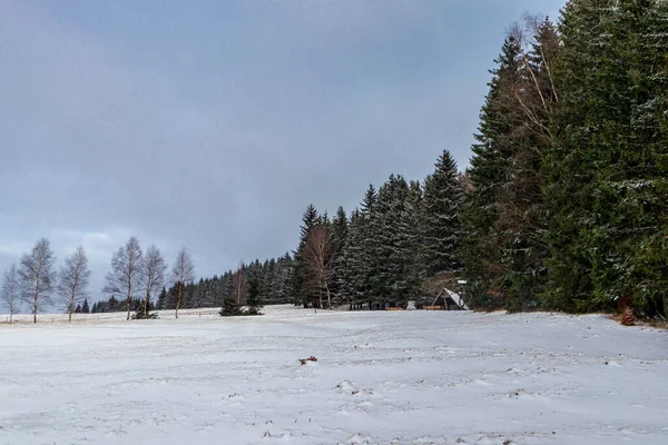 Winterwandeling Hoogten Van Het Thüringer Woud Bij Struth Helmershof Thüringen — Stockfoto