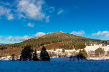 Winter walk in the winter wonderland Thuringian Forest near Steinbach-Hallenberg - Germany