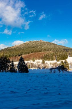 Winter walk in the winter wonderland Thuringian Forest near Steinbach-Hallenberg - Germany