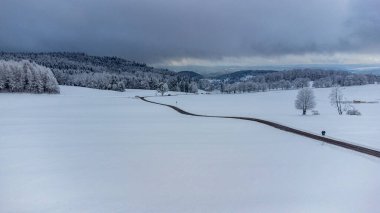 Winter Walk in the Winter Wonderland Thuringian Forest near Steinbach-Hallenberg- Germany