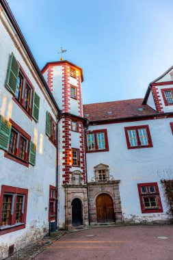 Eski Schmalkalden kasabasında muhteşem bir günbatımında dolaşın - Thüringen - Almanya