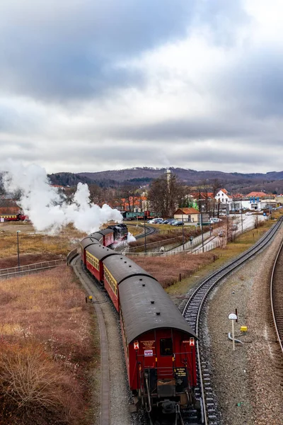 Zwiedzanie Pięknego Starego Miasta Wernigerode Bram Gór Harz Saksonia Anhalt — Zdjęcie stockowe