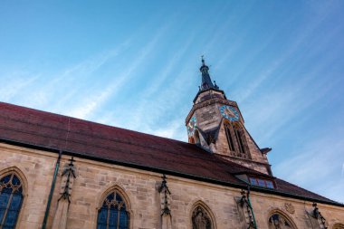 Baden-Wrttemberg, Almanya 'nın Neckar kentindeki Tbingen Üniversitesi' nde bahar keşfi turu