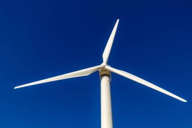 Werra Vadisi - Thüringen - Almanya 'da bir rüzgar türbininde yenilenebilir enerji