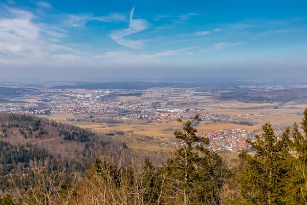 Jarní Prohlídka Nádherného Zámku Hohenzollern Baden Wuerttemberg Německo — Stock fotografie