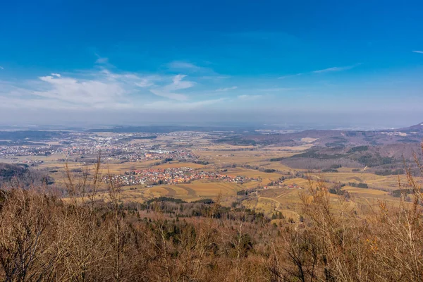 Jarní Prohlídka Nádherného Zámku Hohenzollern Baden Wuerttemberg Německo — Stock fotografie