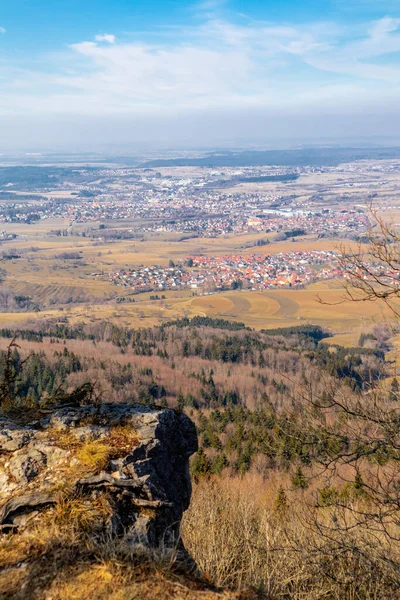 Tour Alla Scoperta Della Primavera Nel Magnifico Castello Hohenzollern Baden — Foto Stock