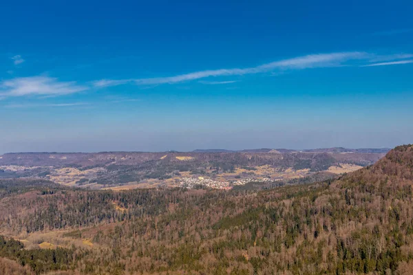 Tour Alla Scoperta Della Primavera Nel Magnifico Castello Hohenzollern Baden — Foto Stock