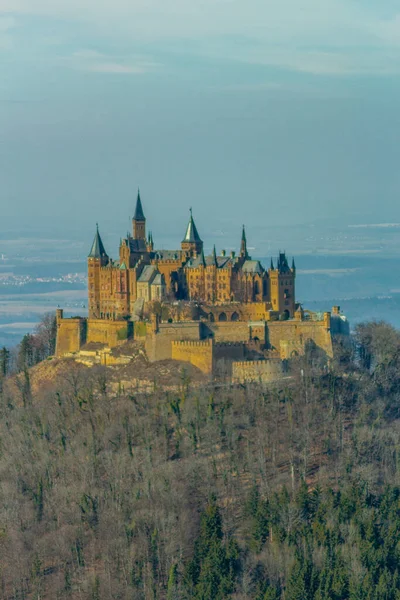 Recorrido Descubrimiento Primavera Por Magnífico Castillo Hohenzollern Baden Wuerttemberg Alemania —  Fotos de Stock