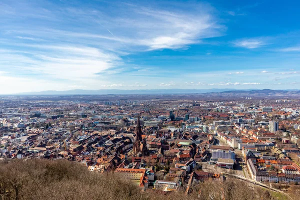 Spacer Starym Mieście Freiburg Breisgau Baden Wuerttemberg Niemcy — Zdjęcie stockowe