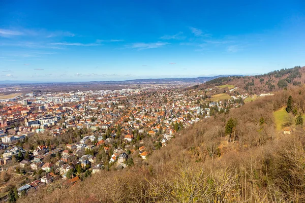 Passeggiata Nel Centro Storico Friburgo Breisgau Baden Wuerttemberg Germania — Foto Stock