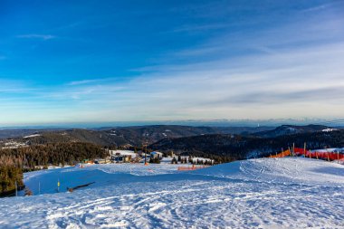 Feldberg 'in Kara Orman' daki keşif turu - Baden-Wuerttemberg - Almanya