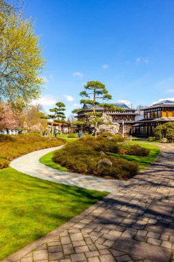 Uzak Doğu 'ya yapılan keşif yolculuğu Kötü Langensalza' nın Japon Bahçesi - Thüringen - Almanya