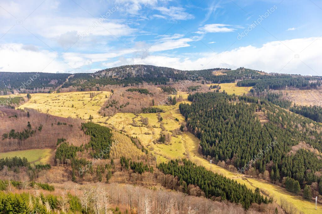 Spring hike through the Thuringian Forest near Floh-Seligenthal - Thuringia - Germany