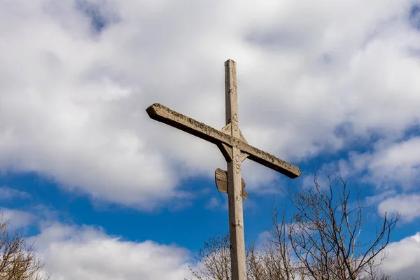 Wandeling Naar Gleichberge Bij Rmhild Zuid Thüringen Thüringen Duitsland — Stockfoto