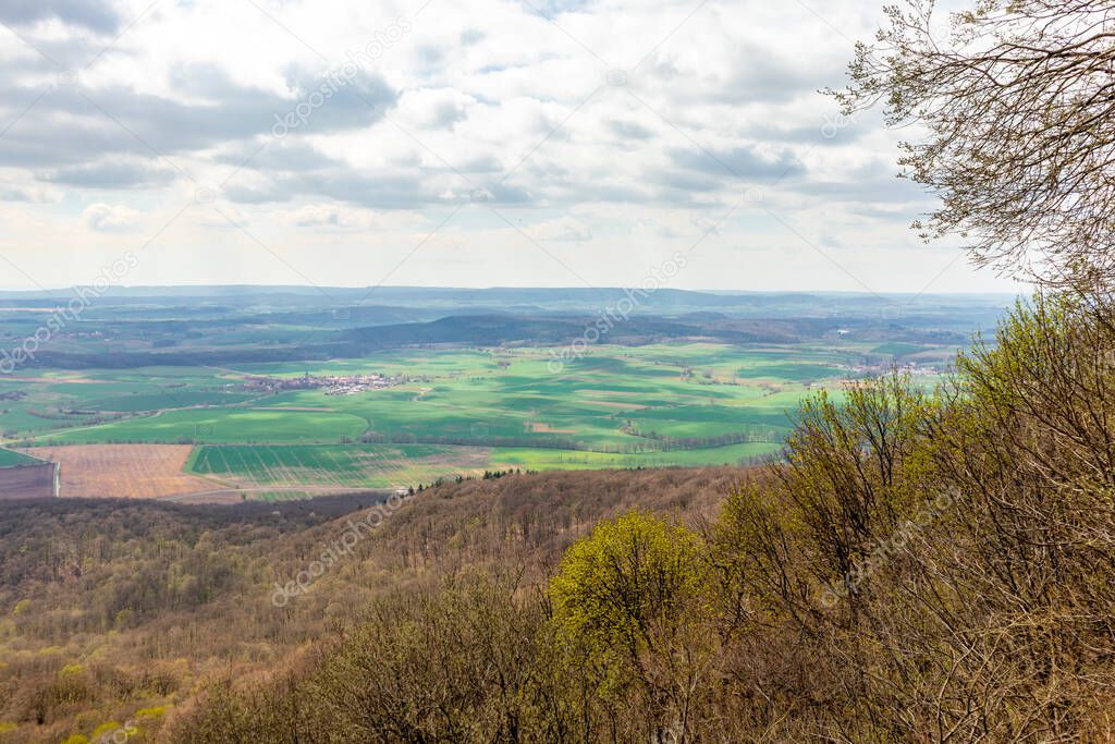 Hike to the Gleichberge near Rmhild in southern Thuringia - Thuringia - Germany