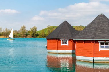  Erfurt yakınlarındaki Lago di Alpi 'de tatil hissi - Thuringia - Almanya