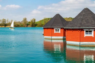  Erfurt yakınlarındaki Lago di Alpi 'de tatil hissi - Thuringia - Almanya