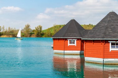  Erfurt yakınlarındaki Lago di Alpi 'de tatil hissi - Thuringia - Almanya
